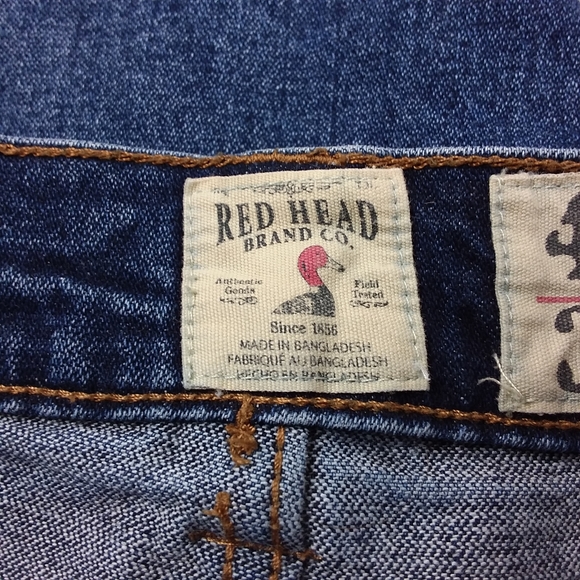 RedHead Jeans Men's Straight Leg Zipper Fly Stretc - Picture 6 of 8